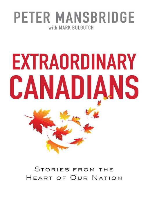 Title details for Extraordinary Canadians by Peter Mansbridge - Wait list